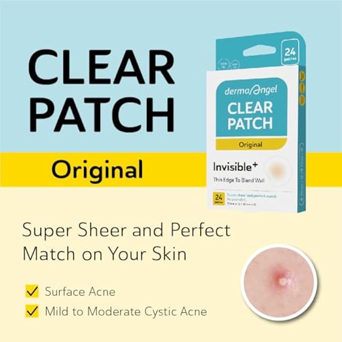 DERMA ANGEL ULTRA INVISIBLE ACNE PATCHES FOR FACE PIMPLE PATCHES HYDROCOLLOID PATCHES ZIT PATCHES ACNE STICKERS EXPOSED SKIN CARE ACNE TREATMENT - DAY AND NIGHT USE 240 PIECES 3 SIZES - Image 4